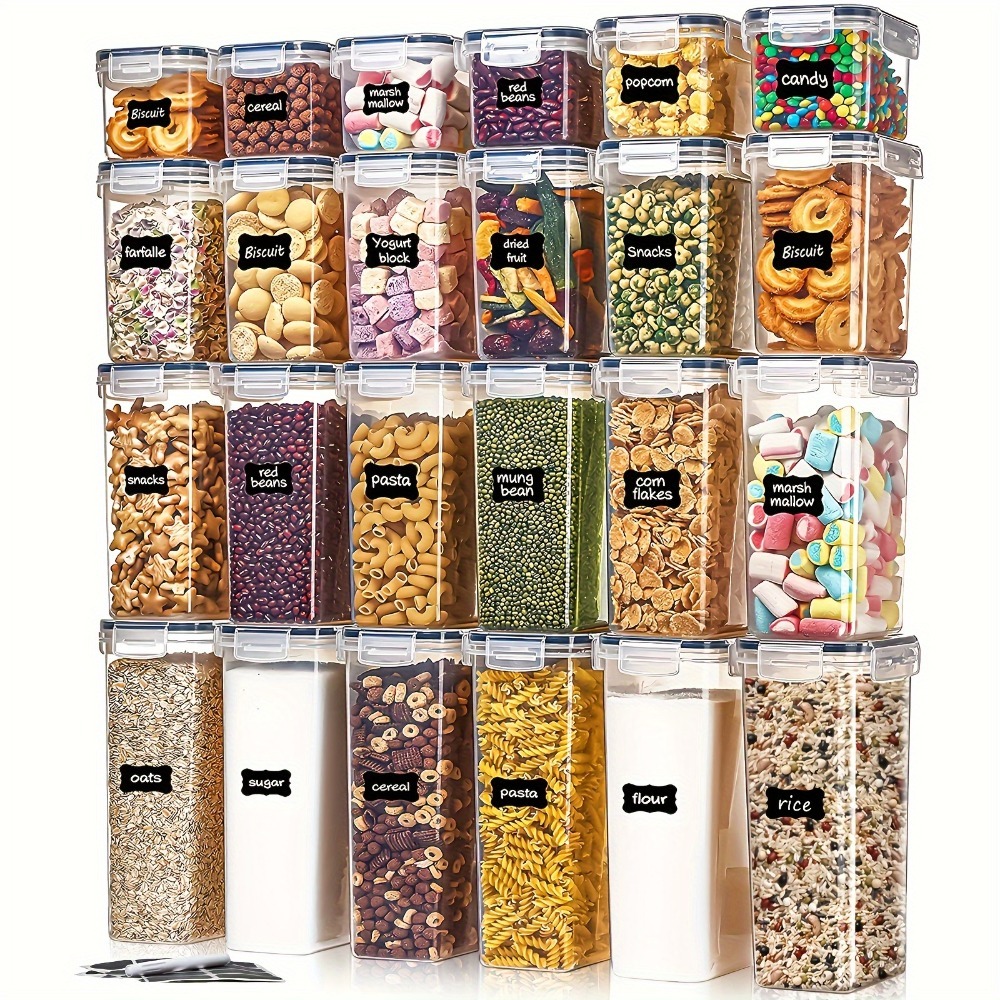 Food Storage Containers Set - 24Pcs Food Storage Containers 12 Boxes