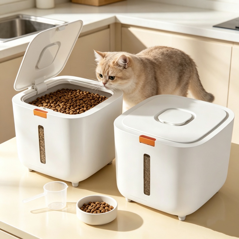 Food Storage For Dog - 5/7KG Pet Food Storage Box, Sealed