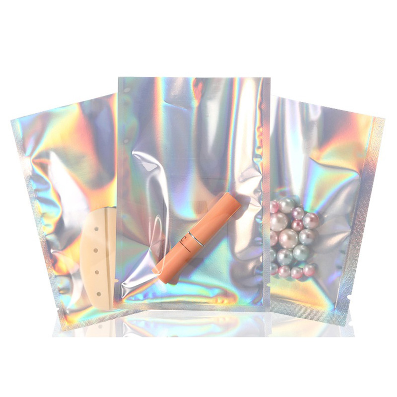 Food Storage Mylar Bags - 2000Pcs/Lot Transparent Open Top Laser Aluminum