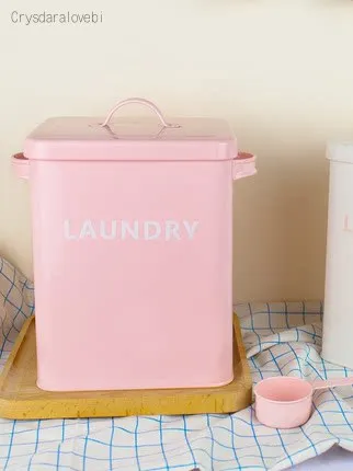 Food Storage For Dog - Pink White Kitchen Bathroom Laundry Powder