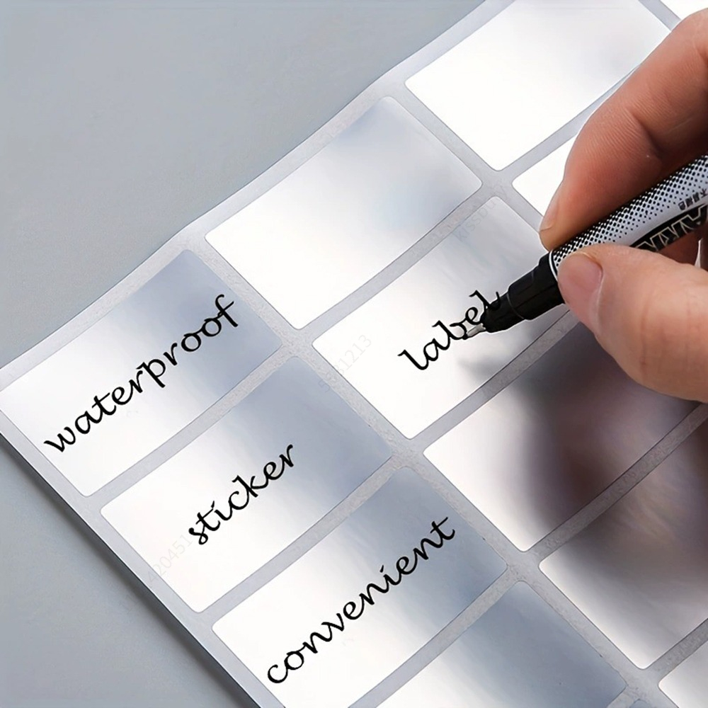 Food Storage Labels - 160-600Pcs Removable Waterproof Label Stickers Ideal