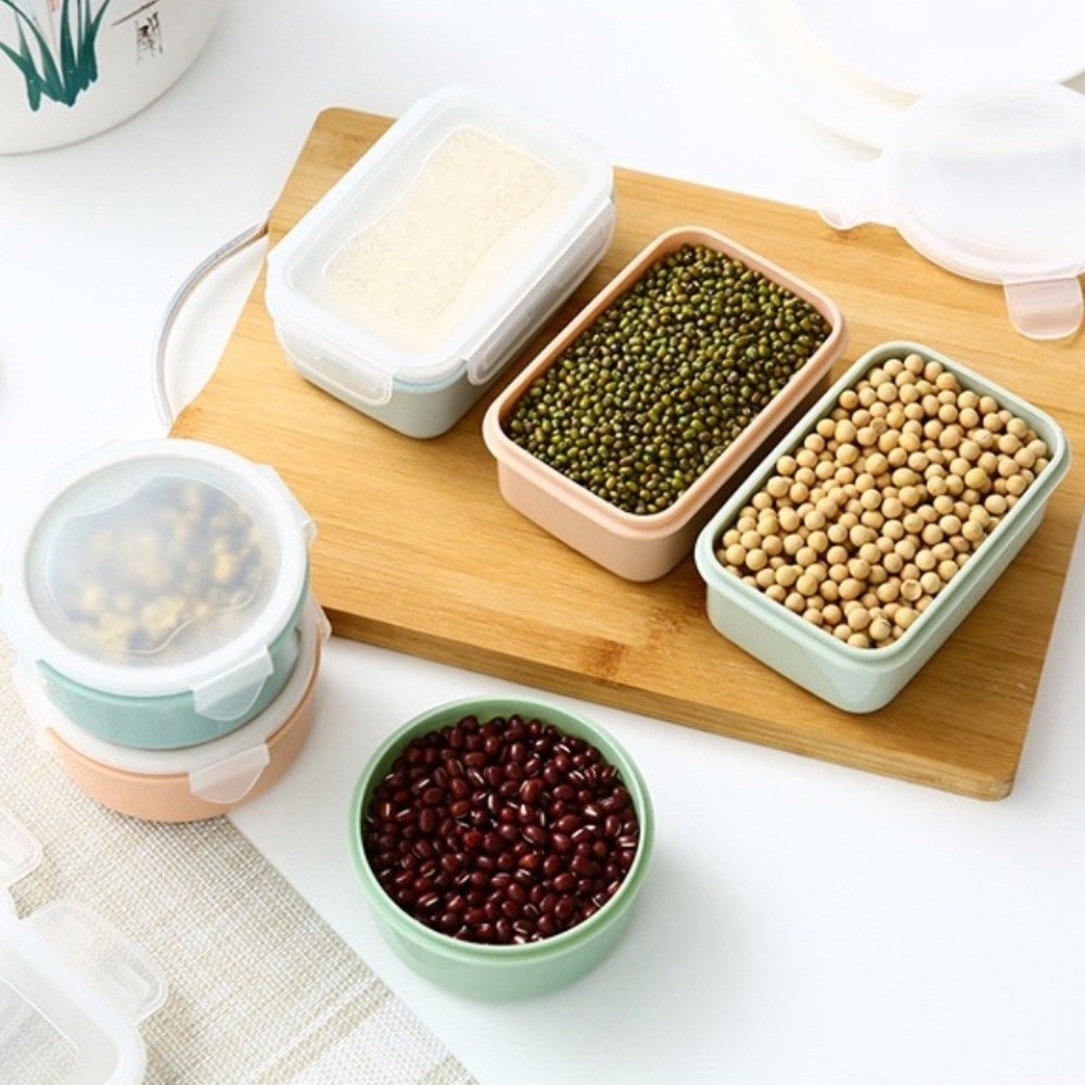 5PCS Fresh Plastic Food Storag - Food Storage Lock Box ulasan dan harga