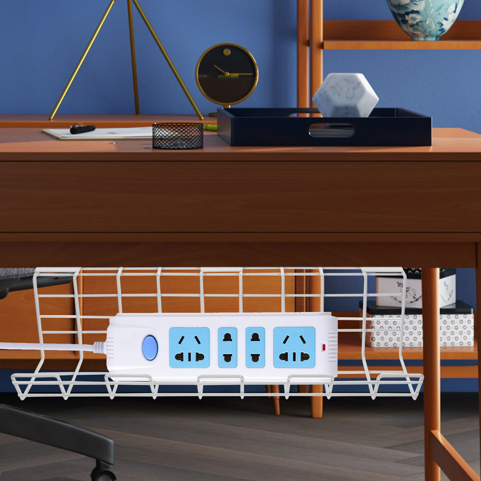 2Pcs Under Desk Cable Manageme - Food Storage Management ulasan dan harga