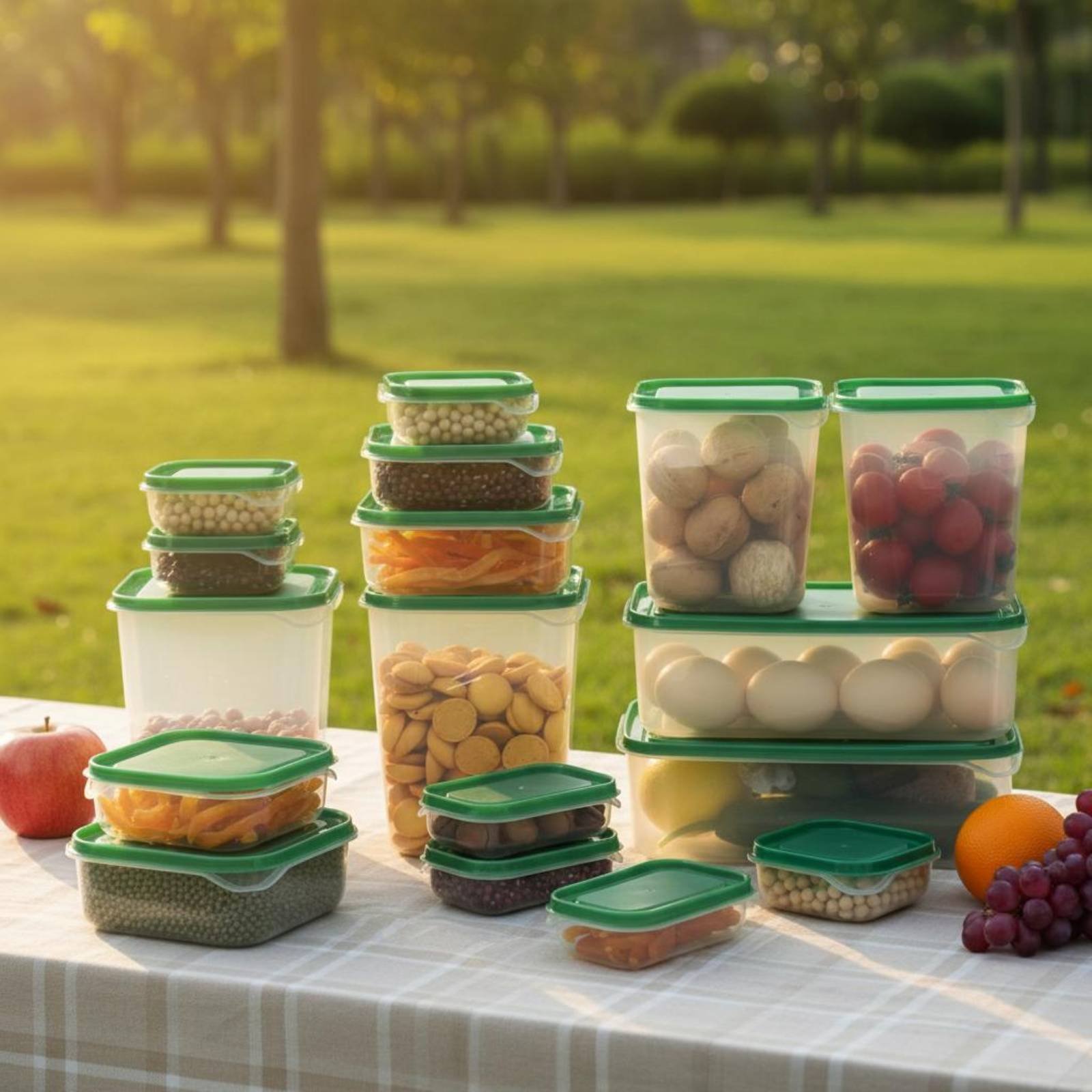 17 Pieces Fridge Storage Box S - Food Storage Containers Set ulasan dan harga