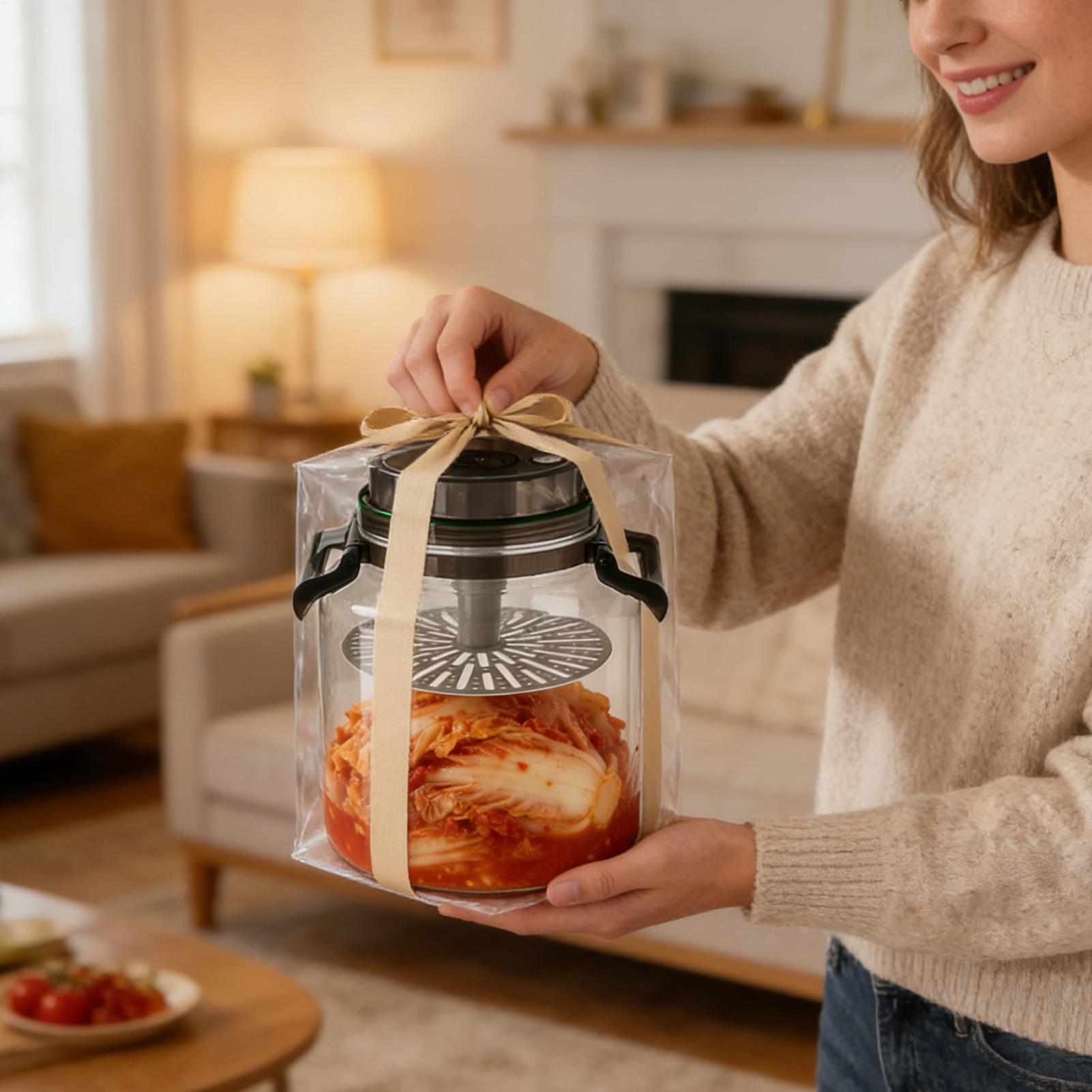 Pickle Jar 5L Airtight Round S - Food Storage Types ulasan dan harga