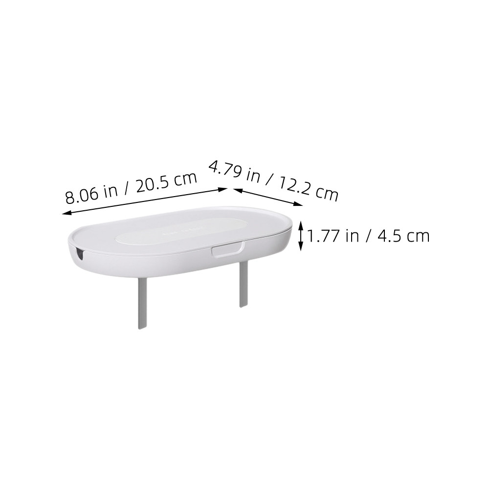 Wall Outlet Rack Detachable Pl - Food Storage Management ulasan dan harga