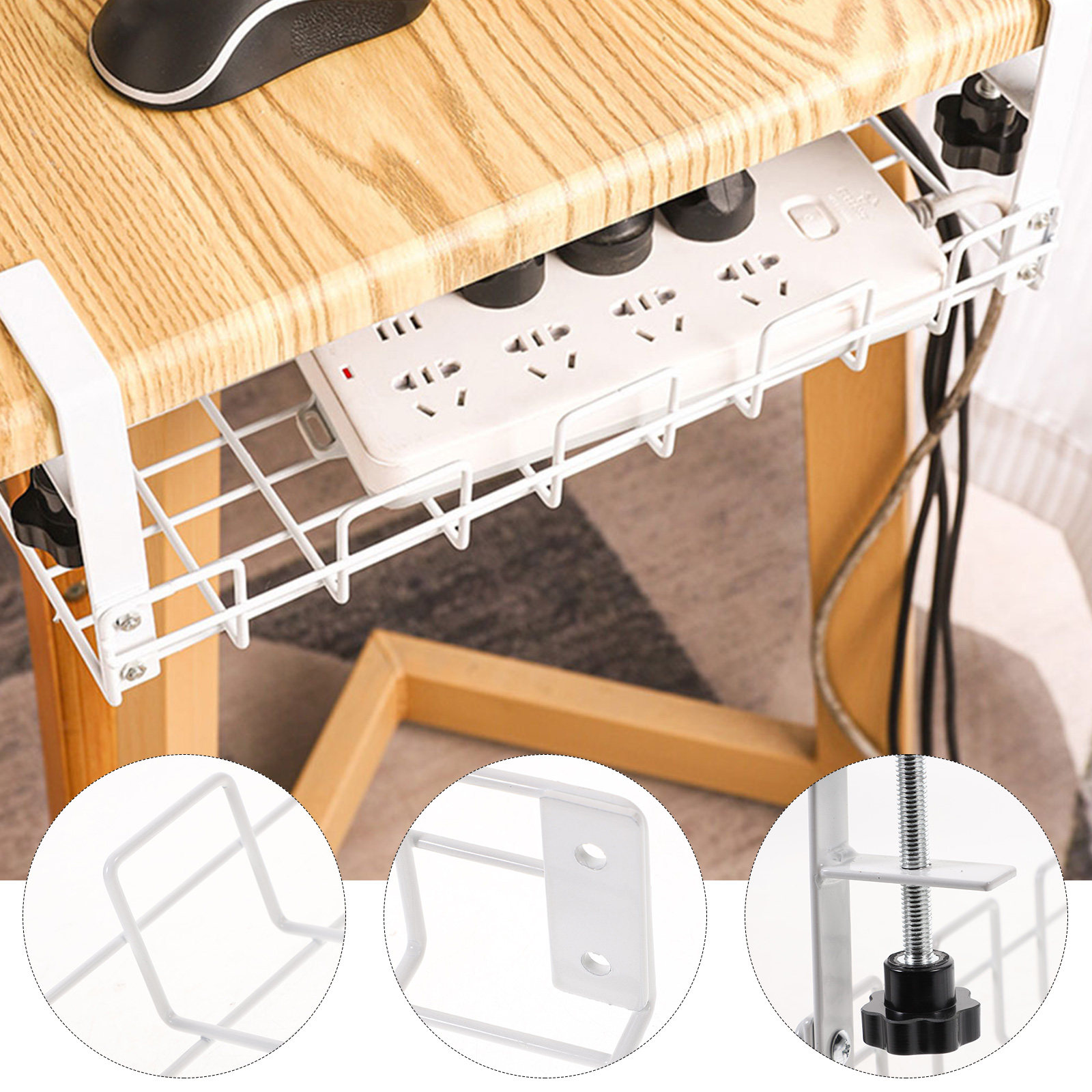 Under Desk Wire Storage Rack T - Food Storage Management ulasan dan harga