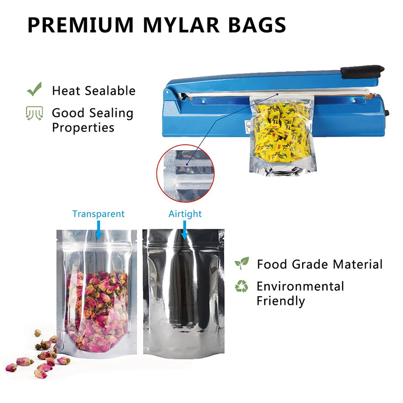 1000Pcs/Lot Mylar Bags for Foo - Food Storage Mylar Bags ulasan dan harga