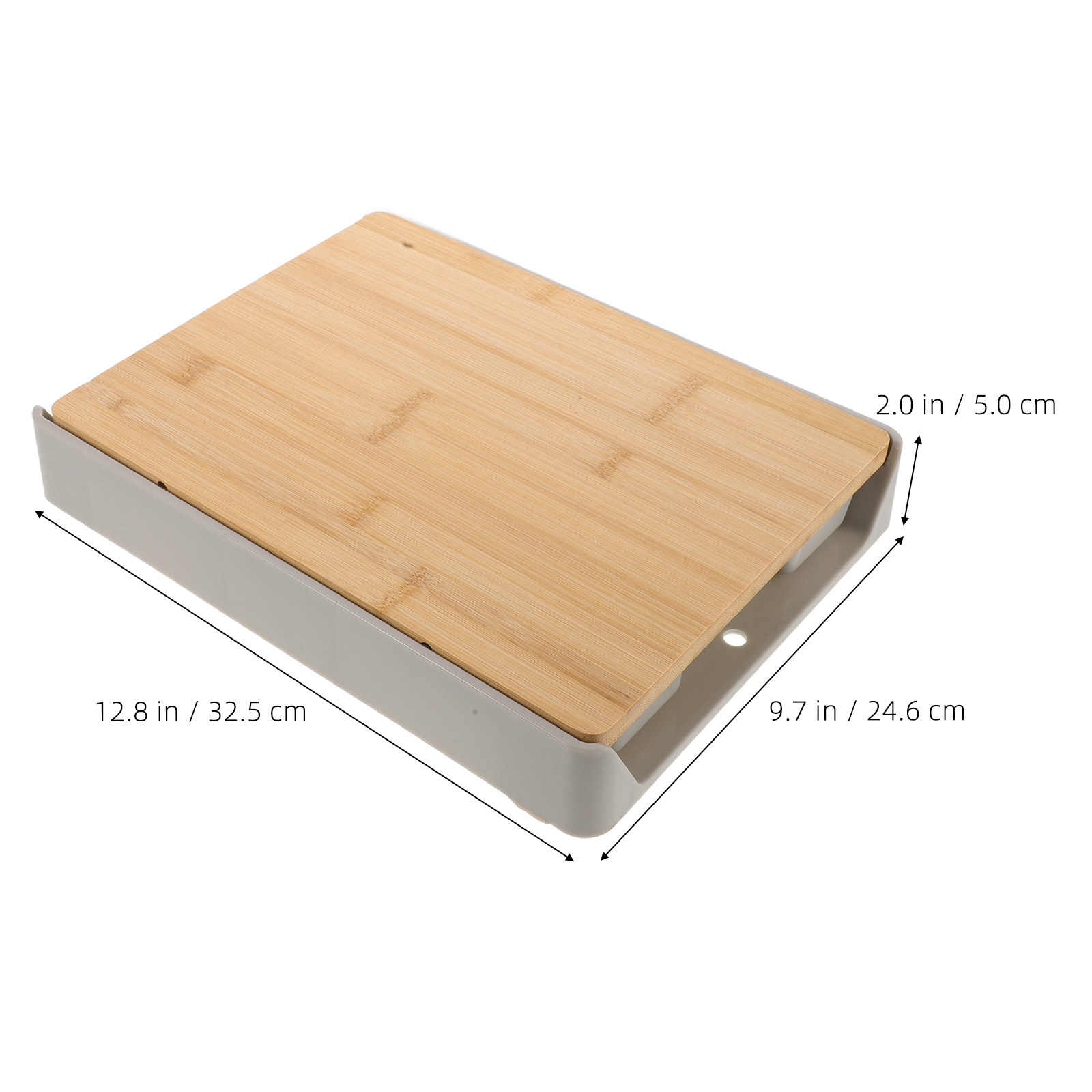 Innovative Bamboo Cutting Boar - Storage Food Tray ulasan dan harga