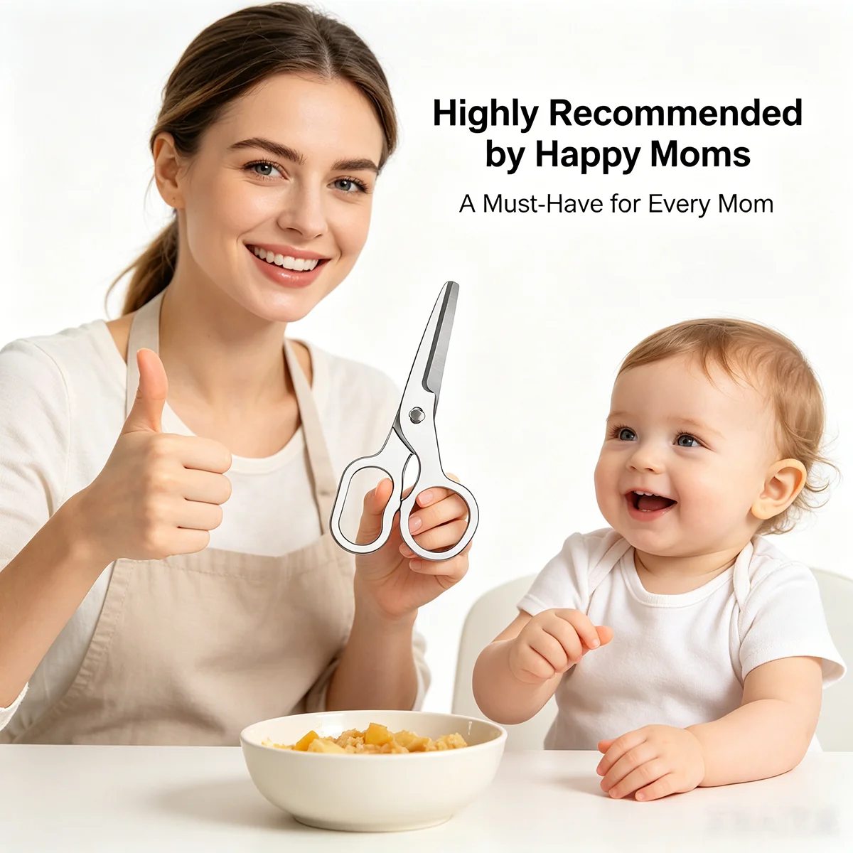 Baby Food Scissors Detachable  - Food Storage And Safety ulasan dan harga