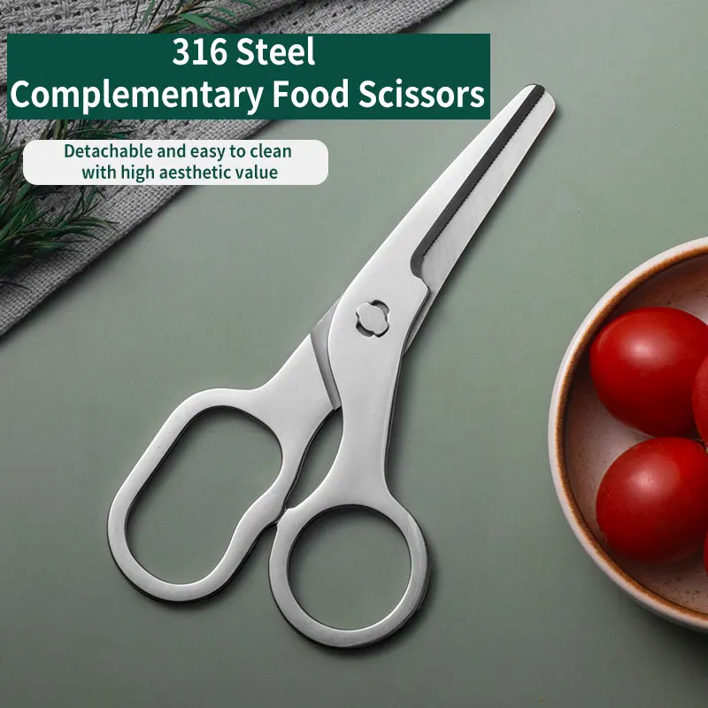 Baby Food Scissors Detachable  - Food Storage And Safety ulasan dan harga