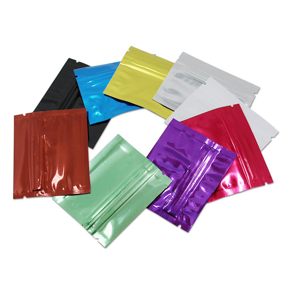 Retail 100Pcs/Lot 12 Colored Z - Food Storage Mylar Bags ulasan dan harga