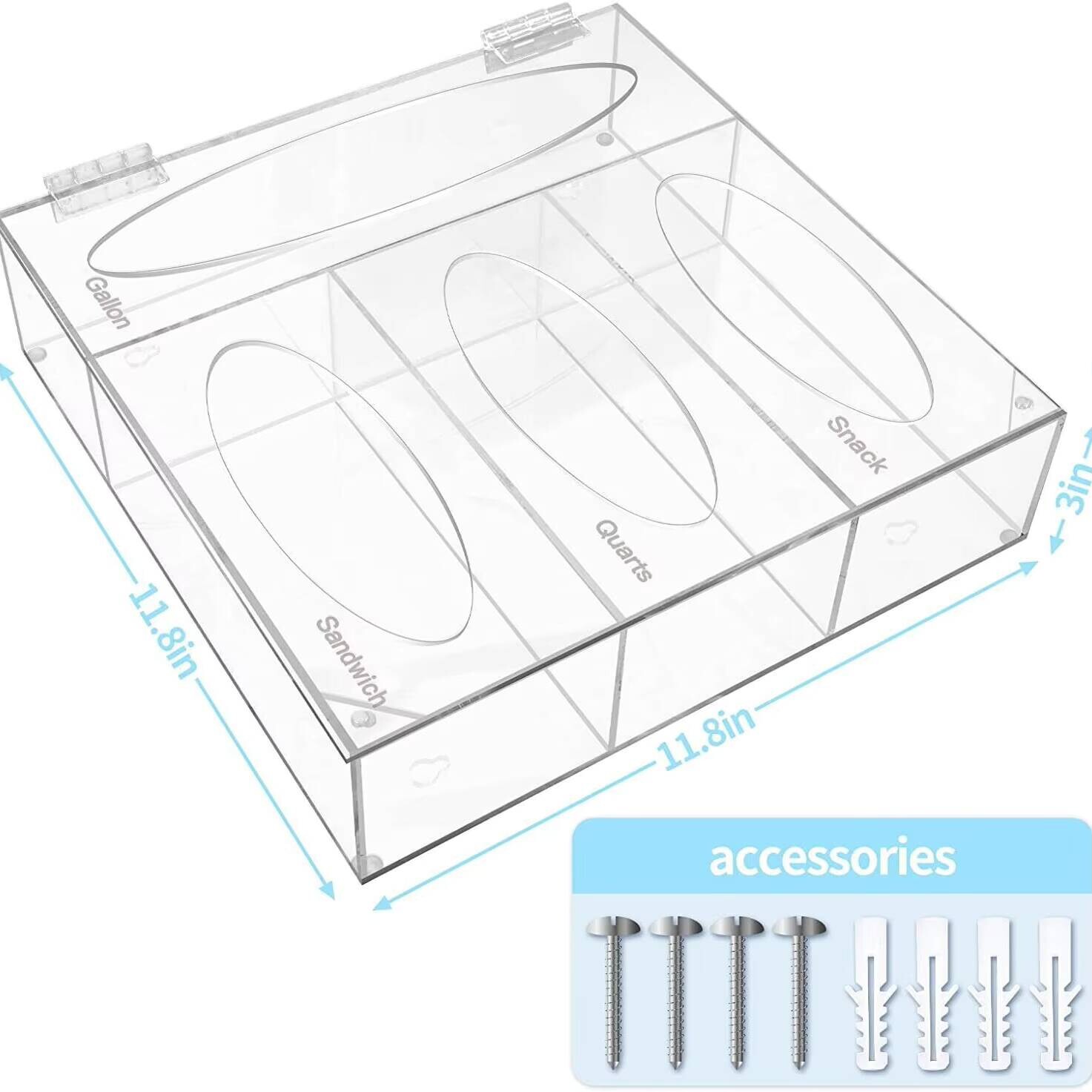 4 Layers Cleaning Storage Orga - Food Storage Lock Box ulasan dan harga