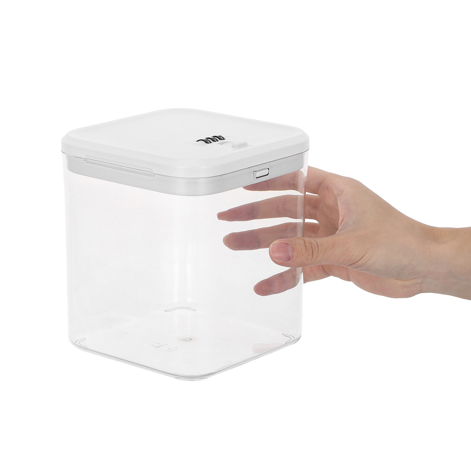 Clear Stackable Lock Box for F - Food Storage Lock Box ulasan dan harga