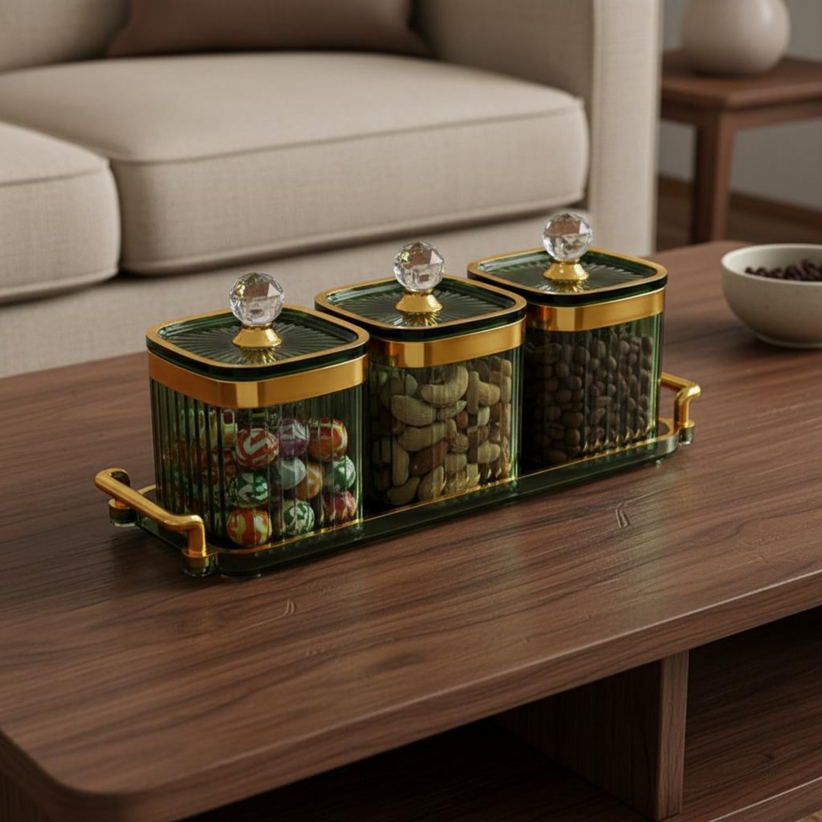 Decorative Snack Container Set - Storage Food Tray ulasan dan harga