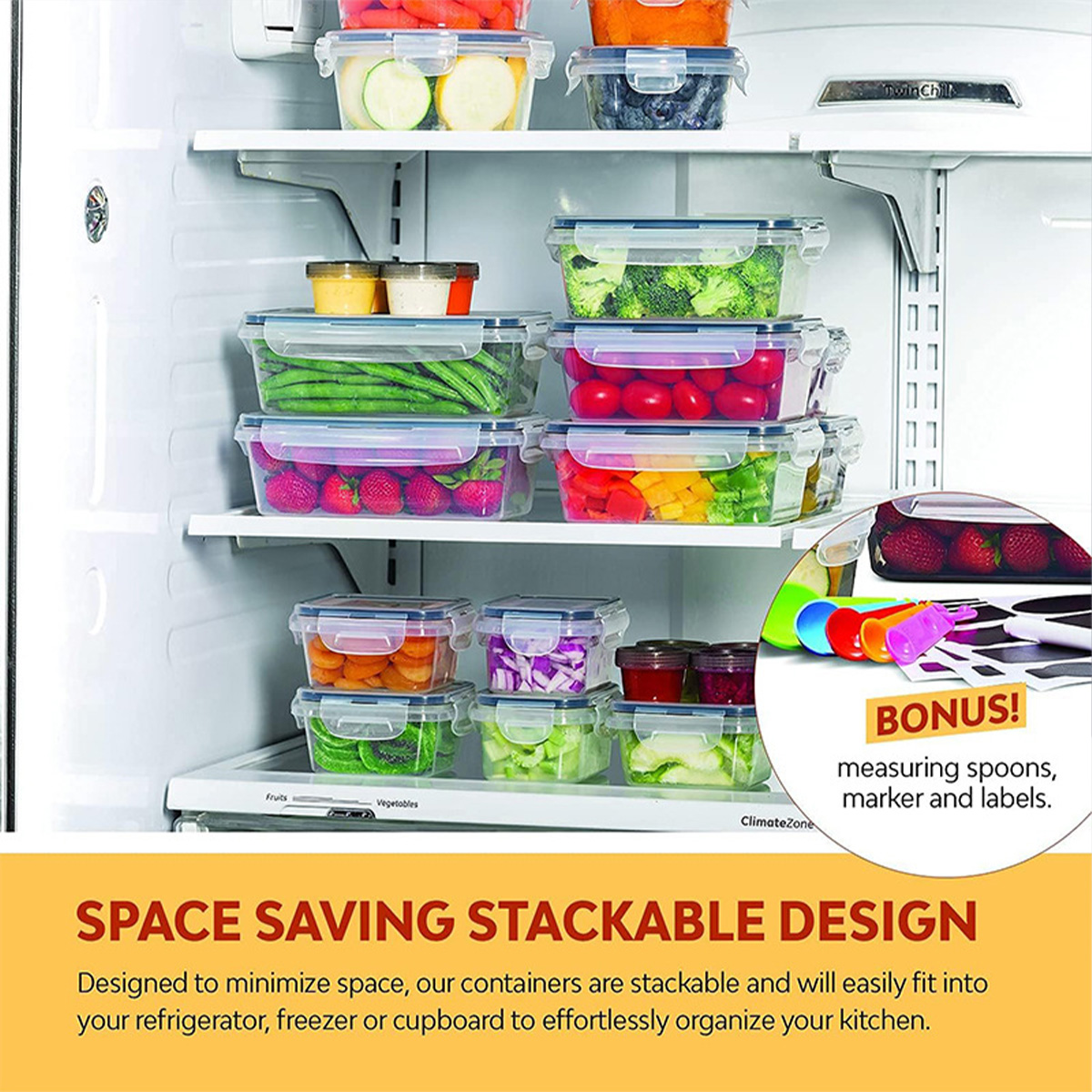 24Pcs/set Food Storage Box Set - Food Storage Containers Set ulasan dan harga