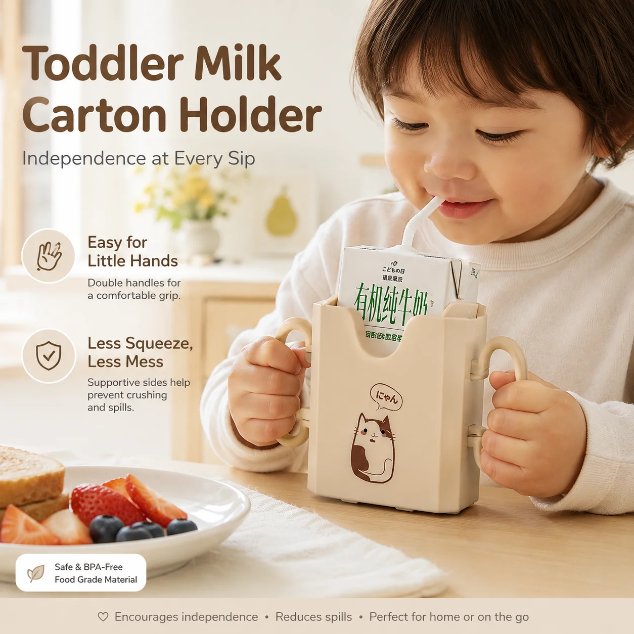 1pc Bottle Cup Milk Holder Adj - Food Storage And Safety ulasan dan harga