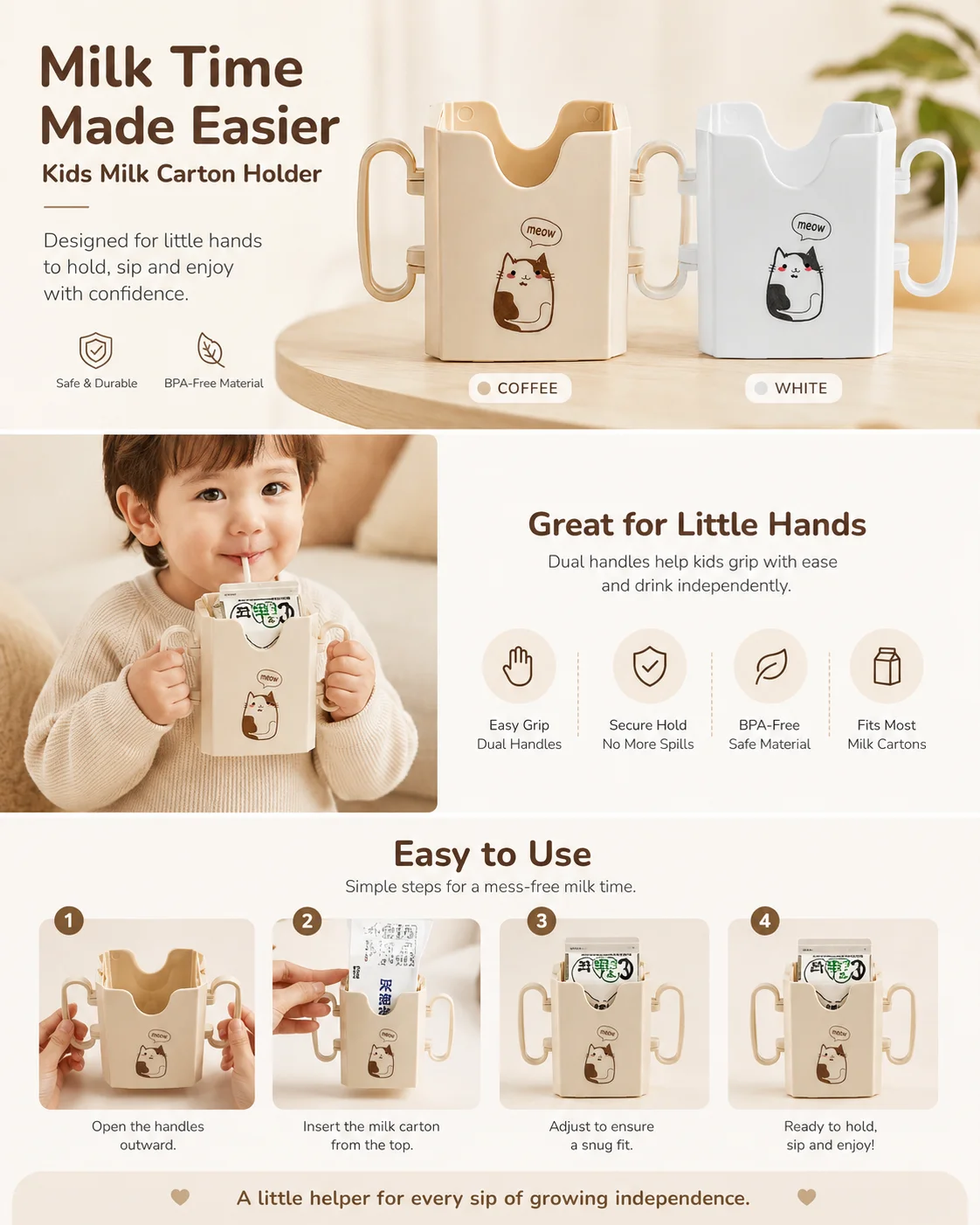 1pc Bottle Cup Milk Holder Adj - Food Storage And Safety ulasan dan harga