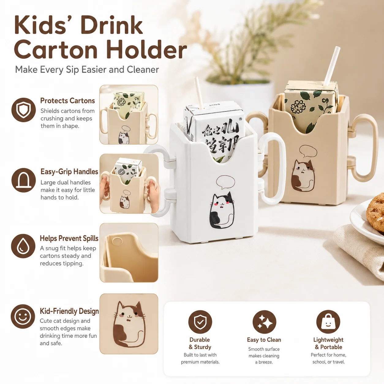 1pc Bottle Cup Milk Holder Adj - Food Storage And Safety ulasan dan harga