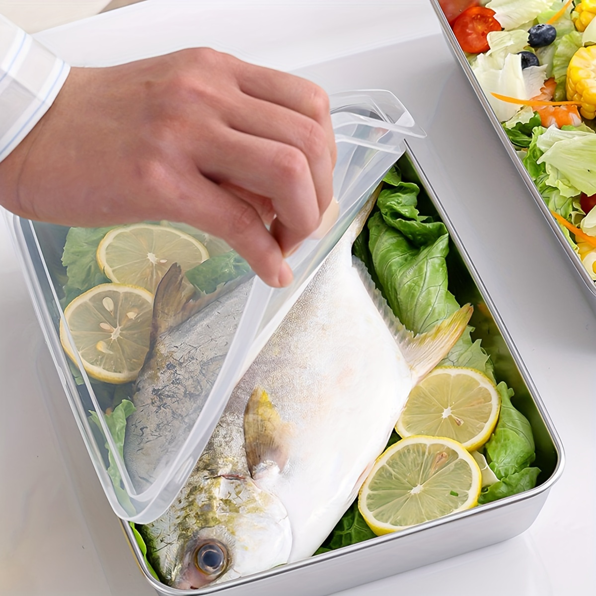 1-3PCS Stainless Steel Food St - Food Storage No Pantry ulasan dan harga