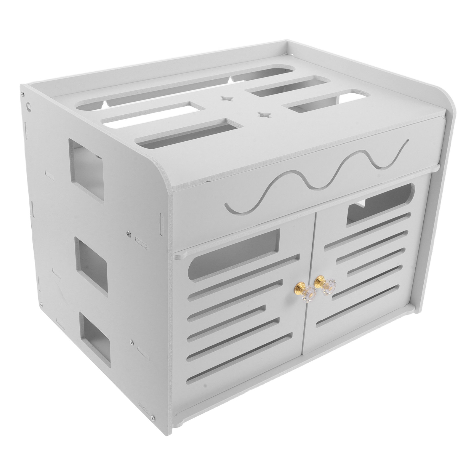 3-Layer WiFi Router Storage Bo - Food Storage Management ulasan dan harga