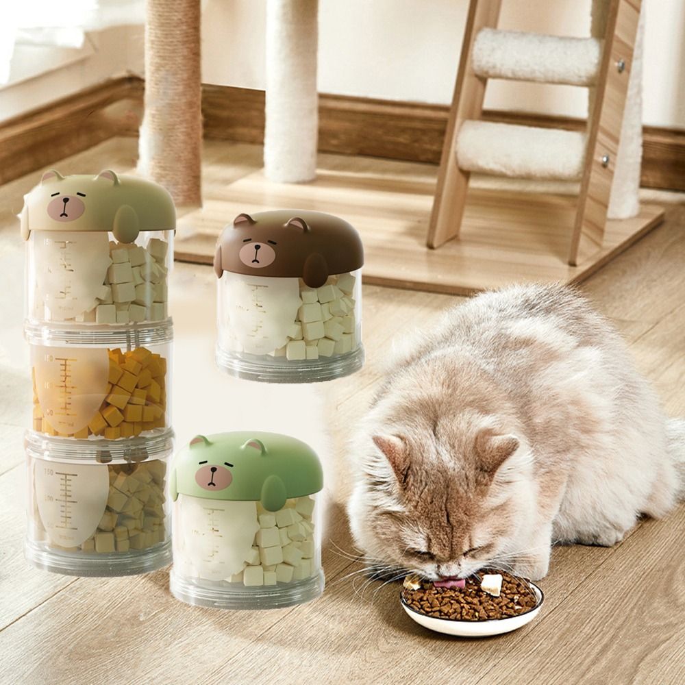 Practical Plastic Multi-Layer  - Food Storage For Dog ulasan dan harga