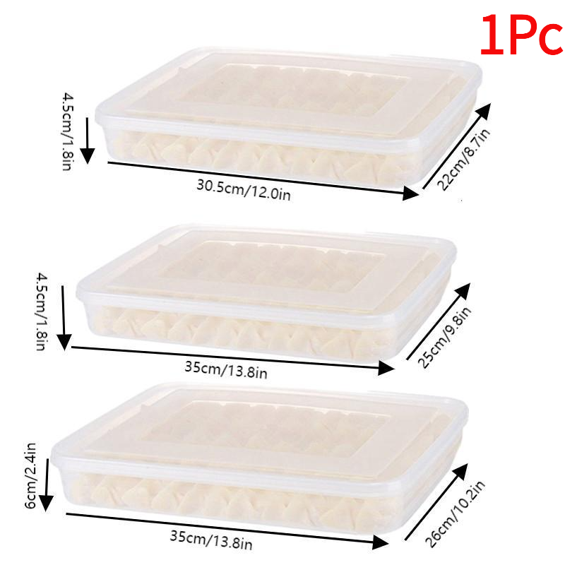 1Pc Kitchen Storage Box Refrig - Storage Food Tray ulasan dan harga