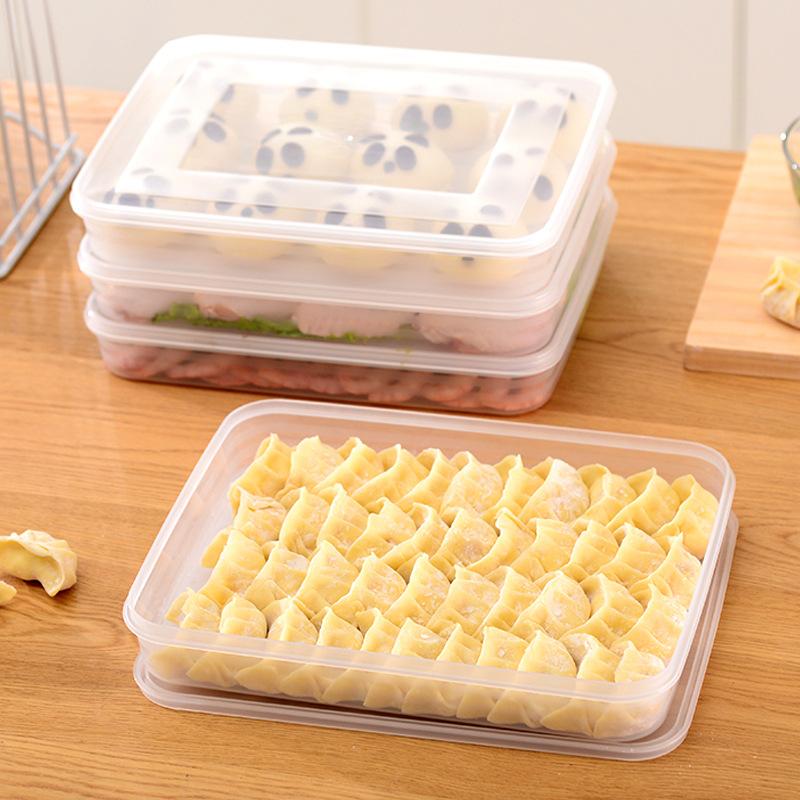 1Pc Kitchen Storage Box Refrig - Storage Food Tray ulasan dan harga