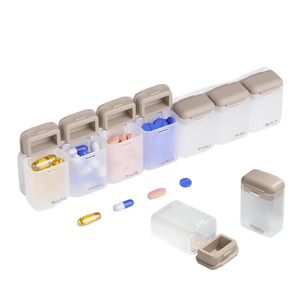 Magnetic Weekly Pill Organizer - Food Storage Management ulasan dan harga