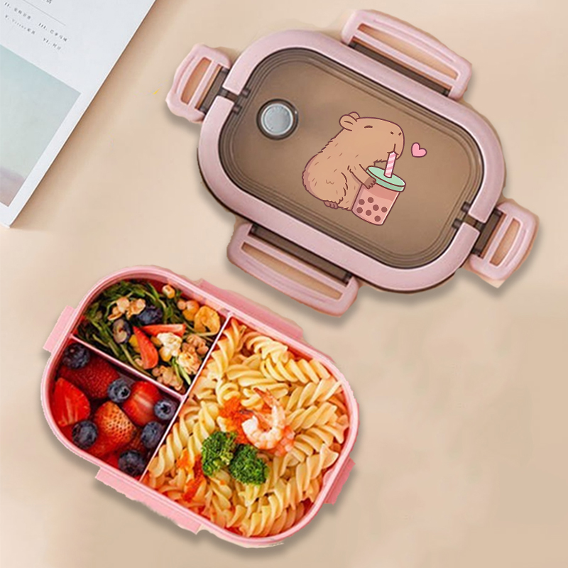 Capybara Bento Lunch Box Anime - Food Storage Containers Set ulasan dan harga
