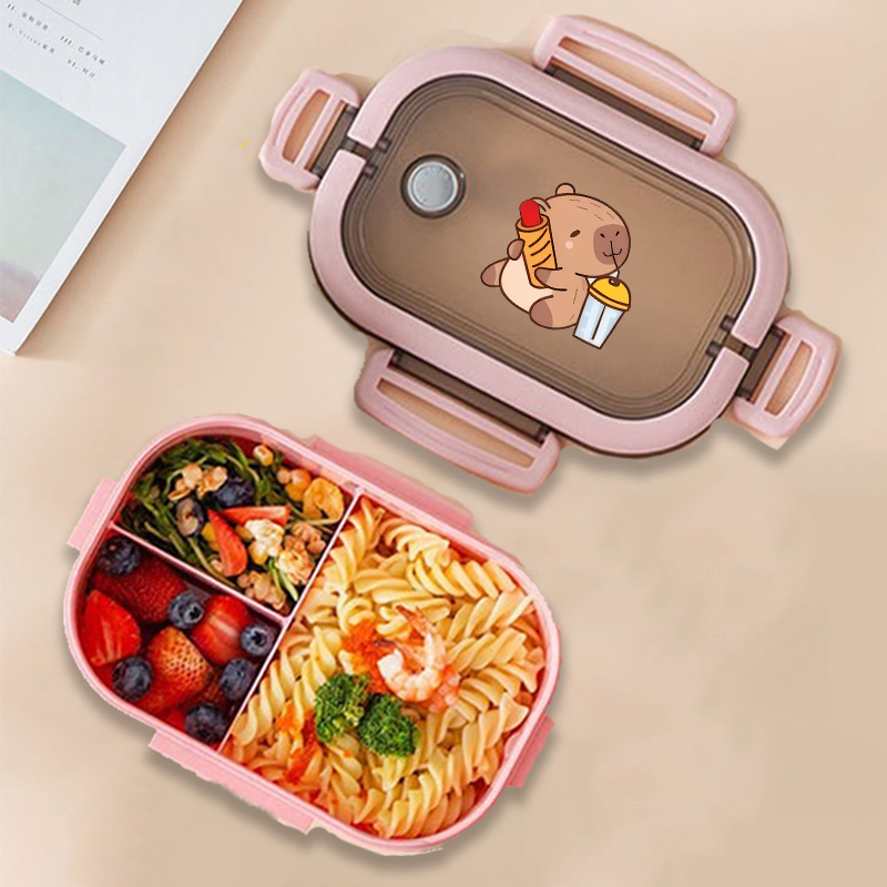 Capybara Bento Lunch Box Anime - Food Storage Containers Set ulasan dan harga