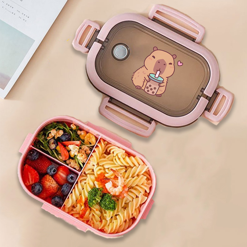 Capybara Bento Lunch Box Anime - Food Storage Containers Set ulasan dan harga