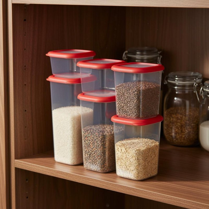6 Pieces Airtight Food Storage - Food Storage Containers Set ulasan dan harga
