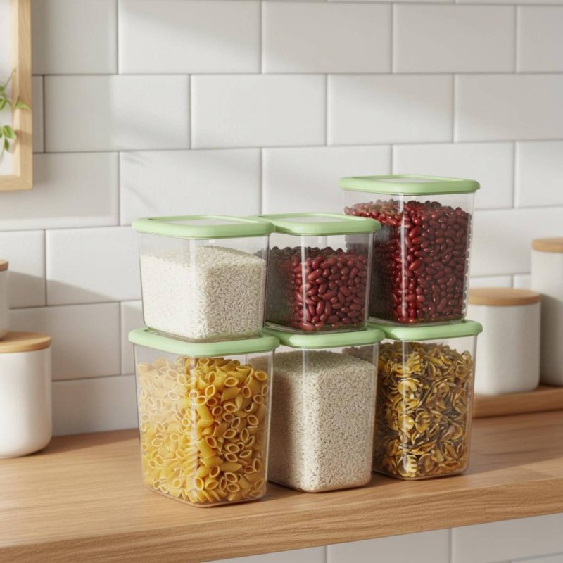 6 Pieces Airtight Food Storage - Food Storage Containers Set ulasan dan harga