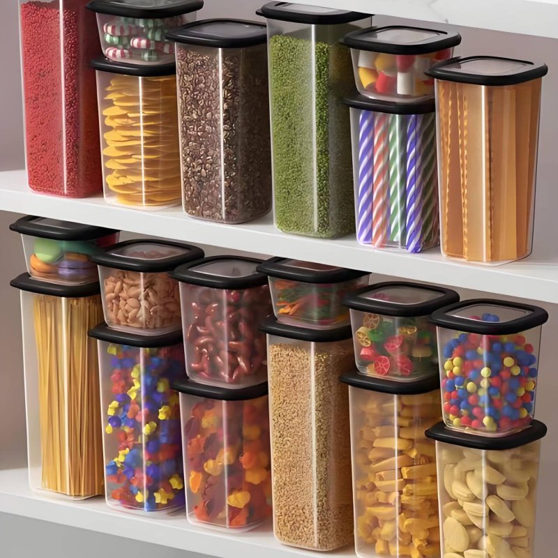 6 Pieces Airtight Food Storage - Food Storage Containers Set ulasan dan harga