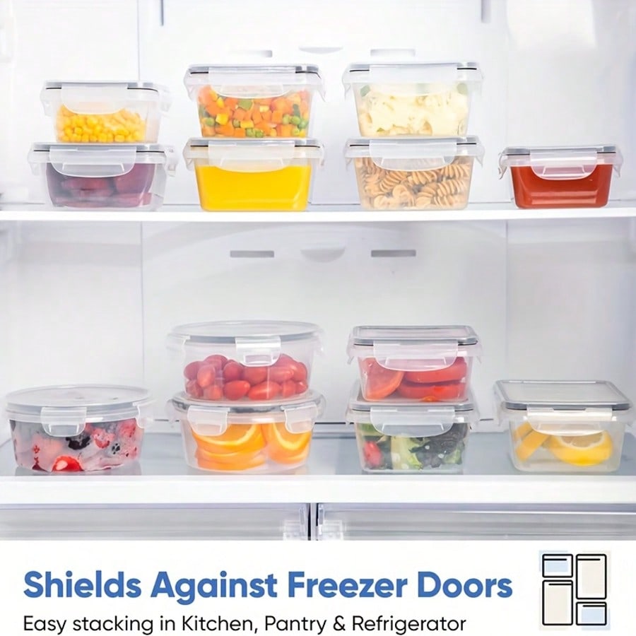 24‑Piece Meal Prep Food Contai - Food Storage Containers Set ulasan dan harga