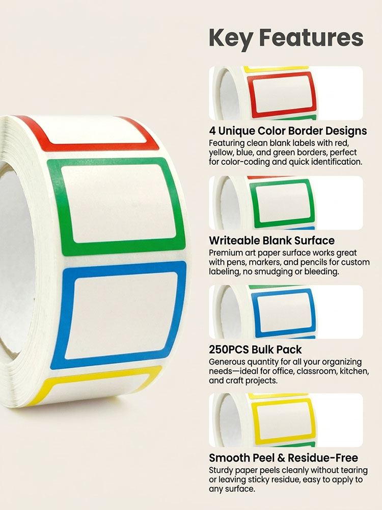 250Pcs/Roll Name Storage Books - Food Storage Labels ulasan dan harga