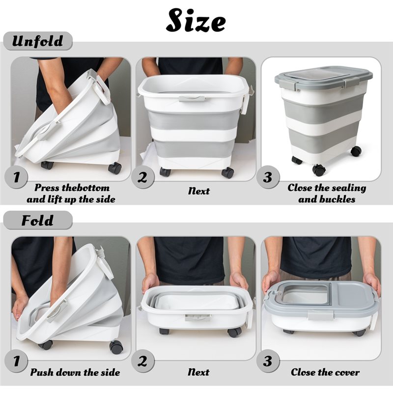 A53Q-Food Storage Container 1P - Food Storage For Dog ulasan dan harga