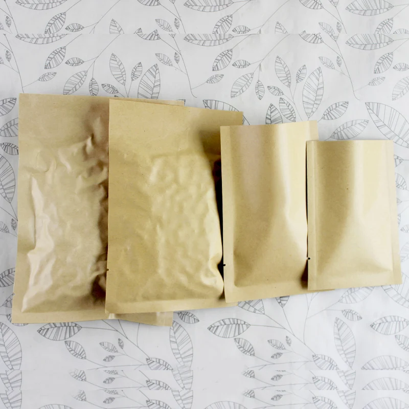 8*12cm Open Top Brown Kraft Pa - Food Storage Mylar Bags ulasan dan harga