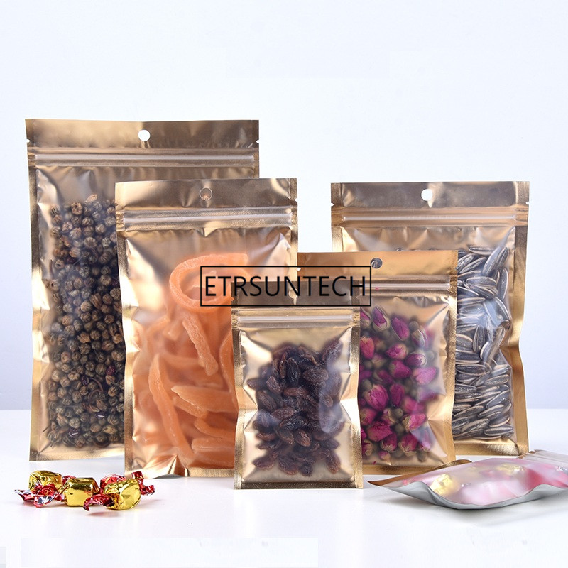 1000pcs 10 Size Inner Golden M - Food Storage Mylar Bags ulasan dan harga