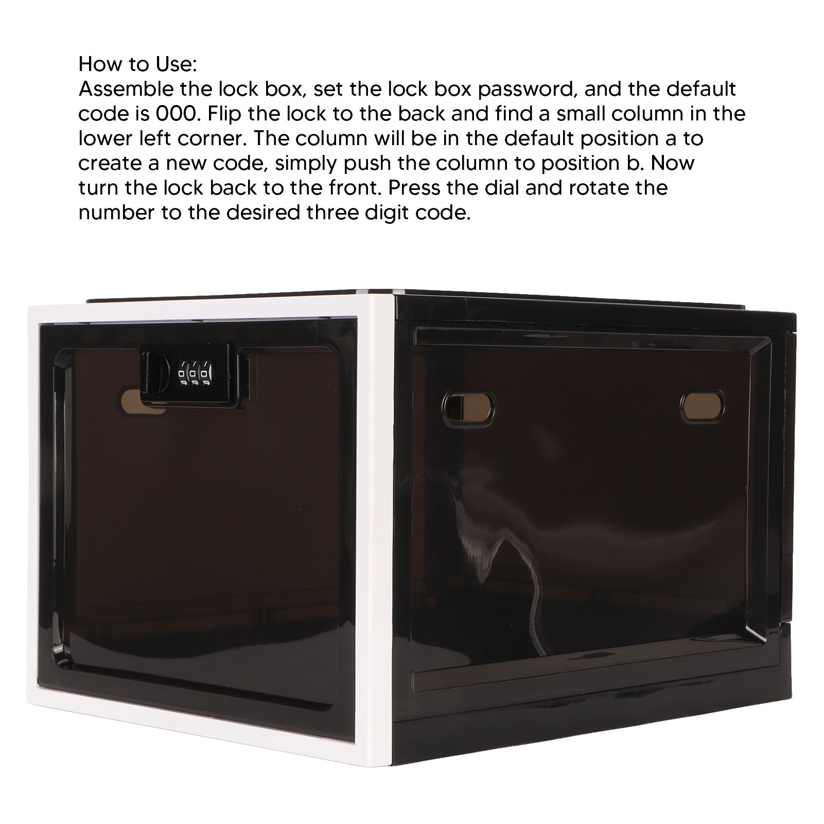 Lock Box Clear Food Storage Co - Food Storage Lock Box ulasan dan harga