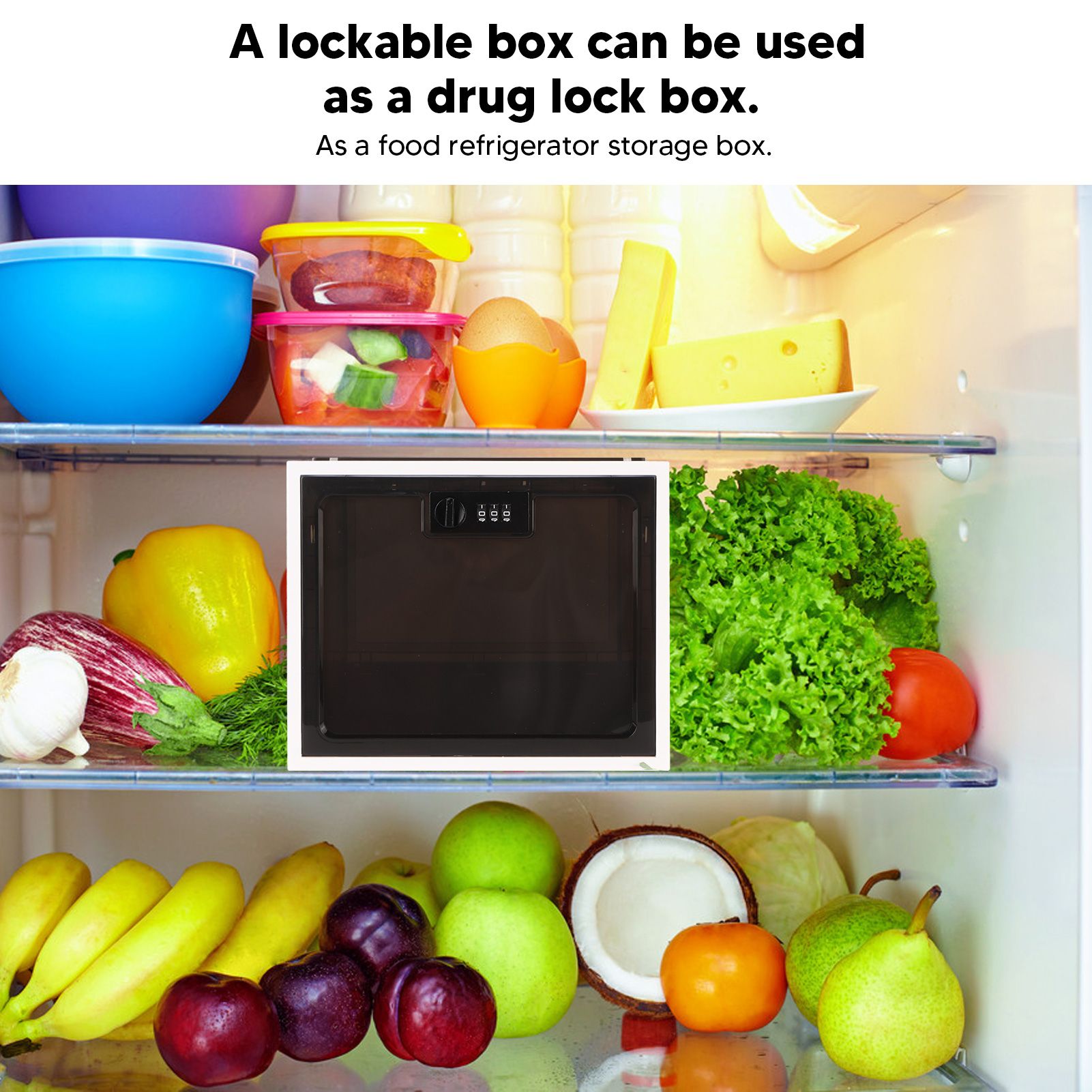 Lock Box Clear Food Storage Co - Food Storage Lock Box ulasan dan harga
