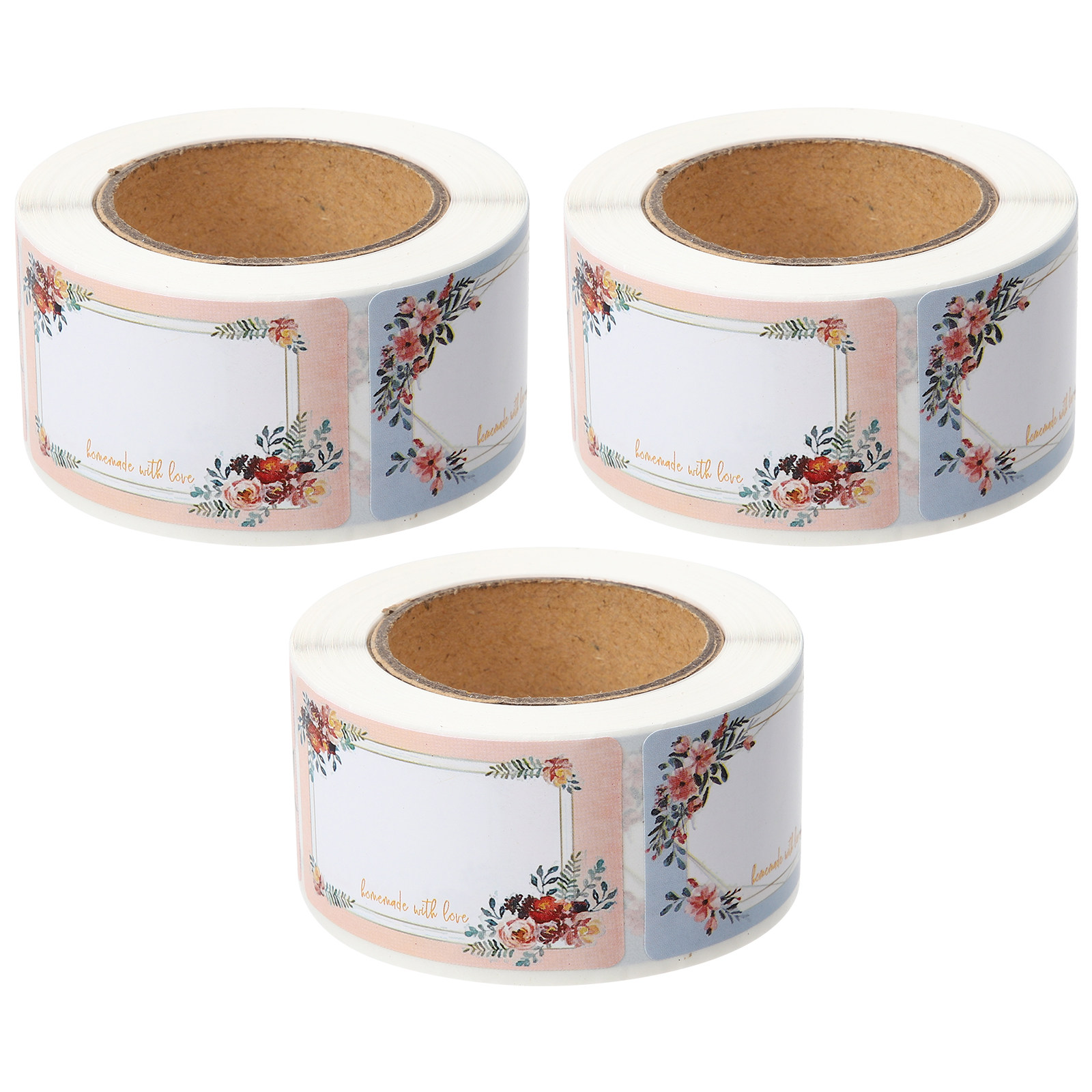 3 Rolls Blank Name Labels Stic - Food Storage Labels ulasan dan harga