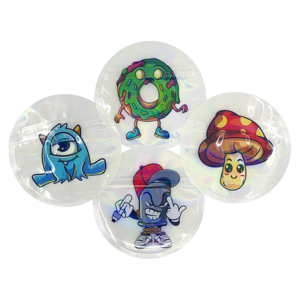 1g 2g Circle Cartoon Mylar Bag - Food Storage Mylar Bags ulasan dan harga