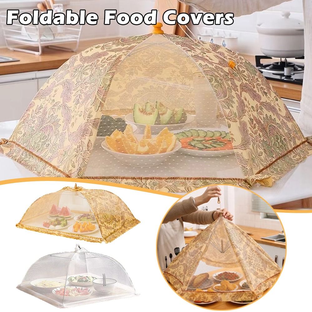 New Foldable Food Covers Breat - Food Storage Long Term ulasan dan harga