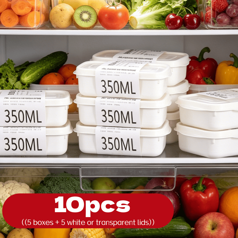 10Pcs Reusable Stackable Food  - Food Storage Containers Set ulasan dan harga