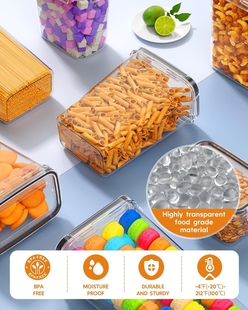 24 PCS Airtight Food Storage C - Food Storage Labels ulasan dan harga
