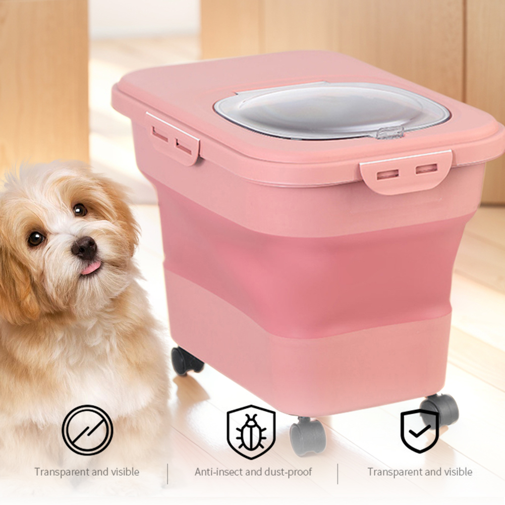 Collapsible Dry Cat Food Box 2 - Food Storage For Dog ulasan dan harga