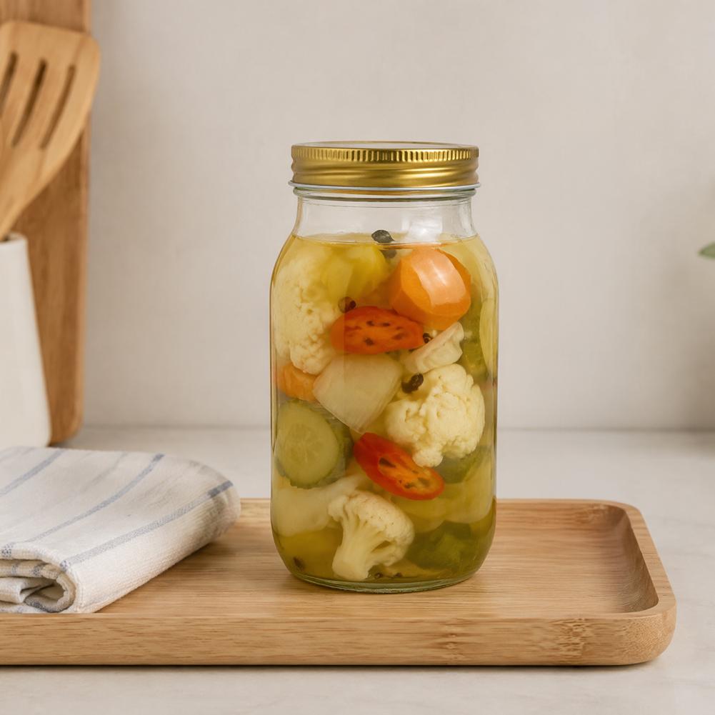 Mason Jars with Lids Glass Foo - Food Storage No Pantry ulasan dan harga