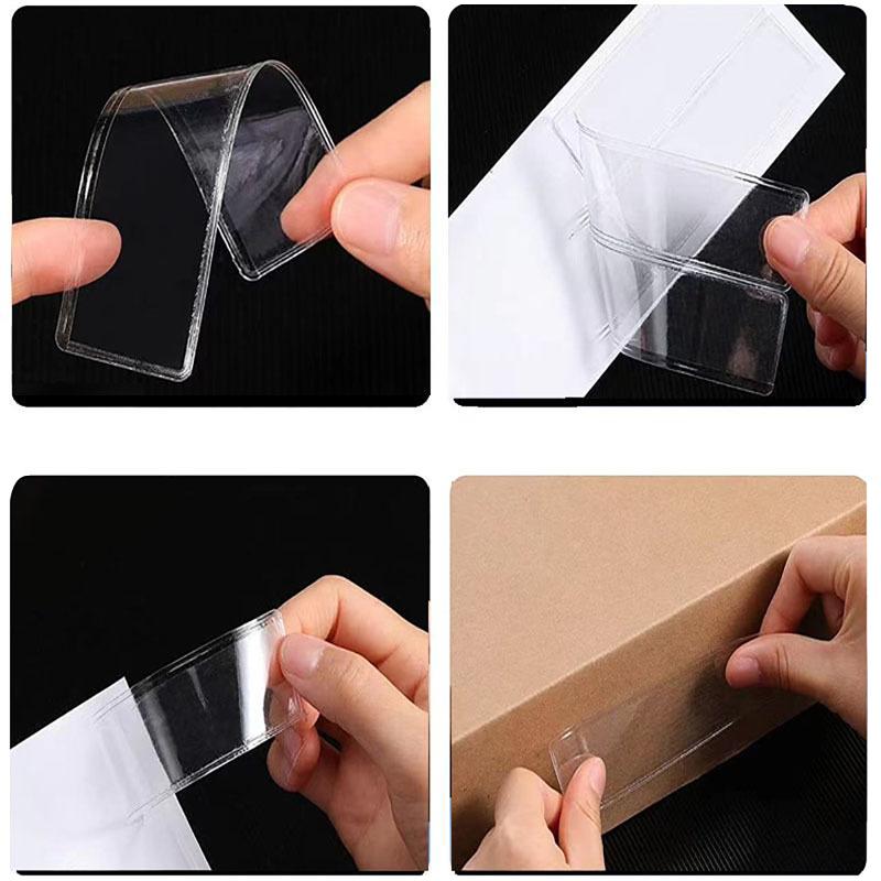 10Pcs Transparent PVC Adhesive - Food Storage No Pantry ulasan dan harga